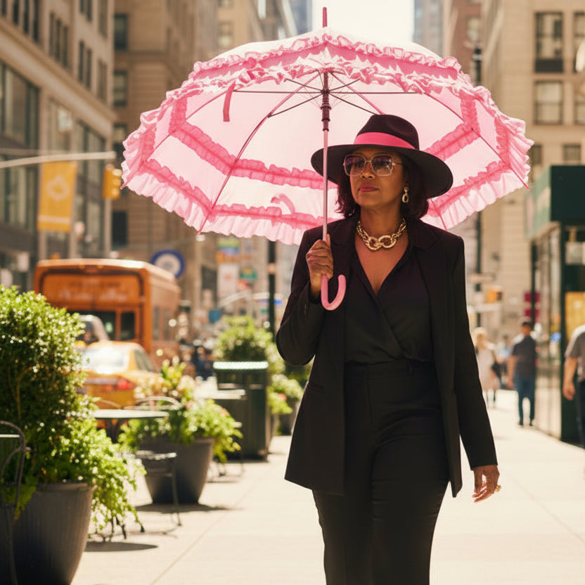 Pink Parasol Umbrella