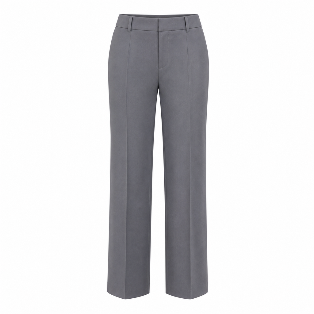 Gray pants on a white background