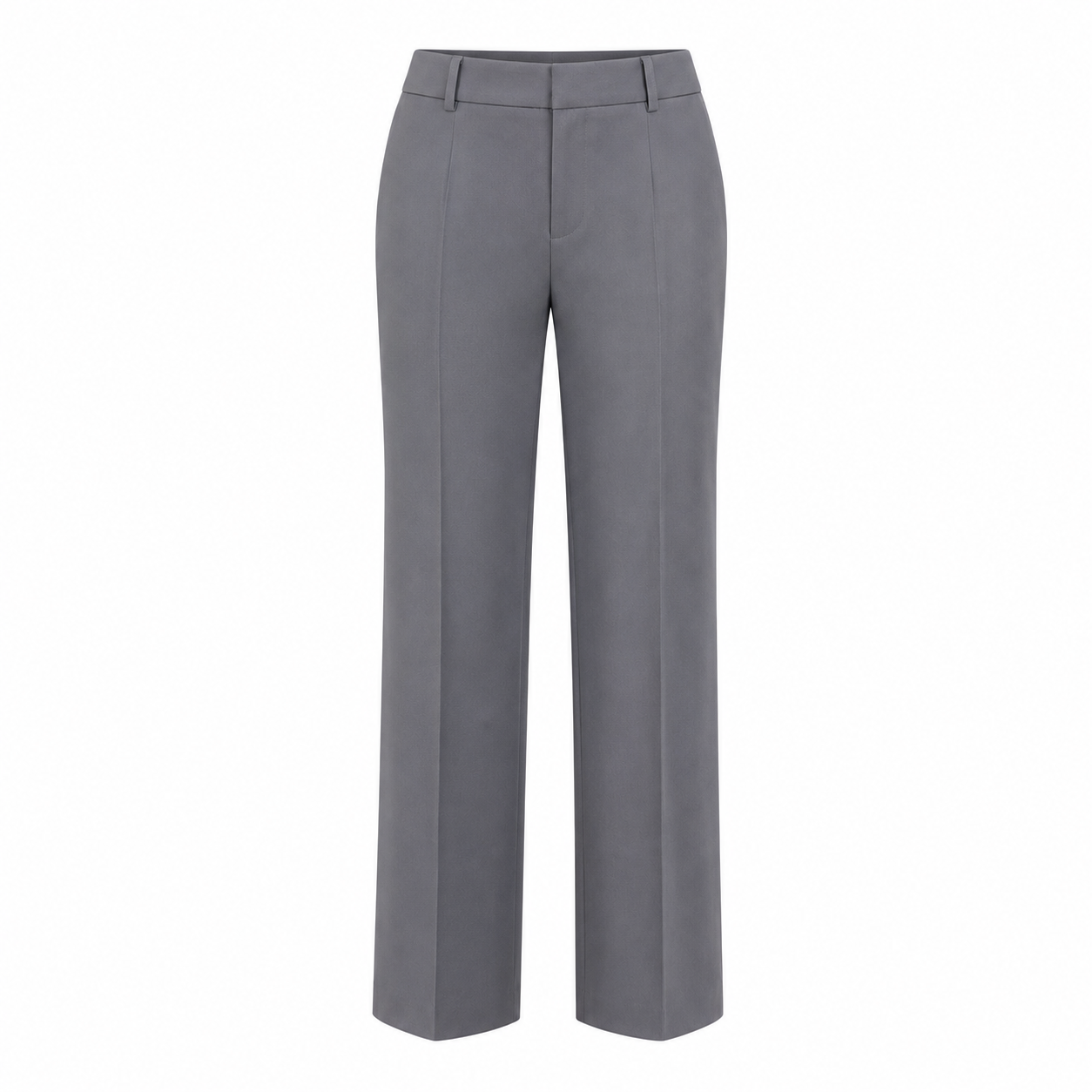 Gray pants on a white background